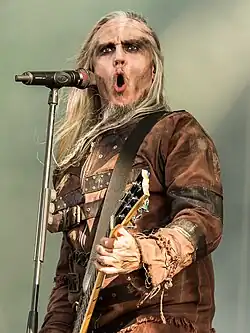 Tägtgren performing in 2024