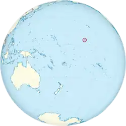 Map of Palmyra Atoll