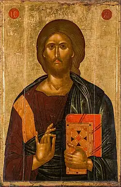 Jesus Pantocrator by Angelos Akotantos