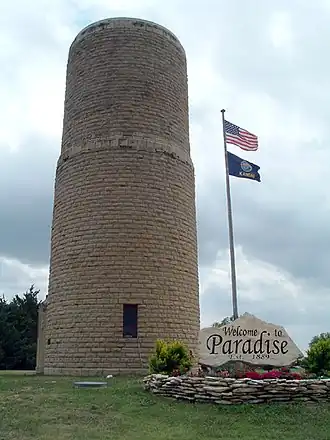 Paradise Water Tower, 1938, (Paradise)