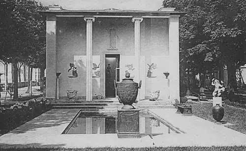 The Swedish pavilion by Carl Bergsten