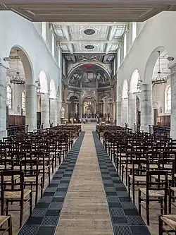 The choir seen from the nave