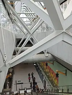 Parkville station main entrance at Grattan Street, 2024.