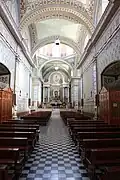 Templo de Nuestra Señora del Refugio, interior.