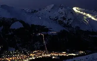 Remote night view in winter (2008)