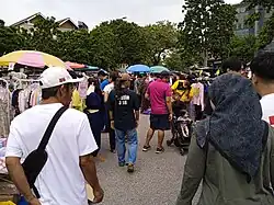 Flea market in Malaysia