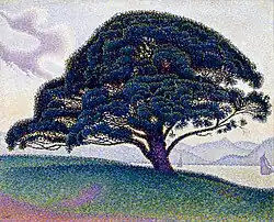 Paul Signac, The Bonaventure Pine (1893), 65.7 × 81 cm