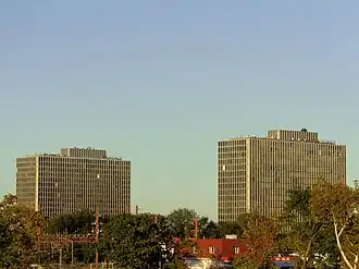 Pavilion from Downtown