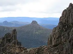Mount Pelion East from high on Mount Ossa