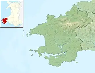 Carreg Samson is located in Pembrokeshire