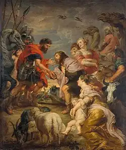 The Reconciliation of Esau and Jacob, by Rubens, (1)