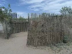 Made from mesquite, these kitchens were used by the O'odham people, believed to be descendants of the Hohokam, in the 1600s.
