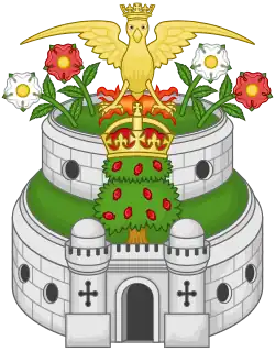Phoenix and Castle Badge