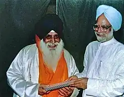 Balbir Singh (left)