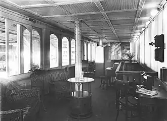 Photograph of a Ladies' Rest Room in Center Market, 1917
