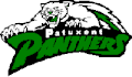 Pixelated panther above words reading "Patuxent Panthers"