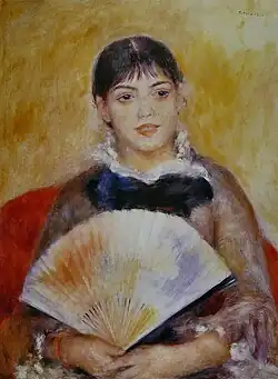 Pierre-Auguste Renoir, Fille avec un éventail, Hermitage Museum