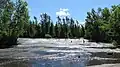 Pine Point Rapids downstream of Betula Lake