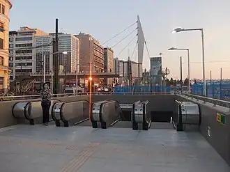 Line 3's entrance at Akti Kallimasioti