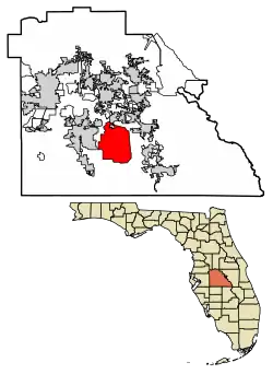 Location in Polk County, Florida