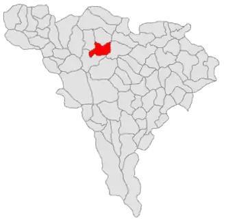 Location in Alba County