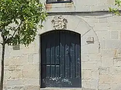 Main door of the Pazo de Gago and Montenegro