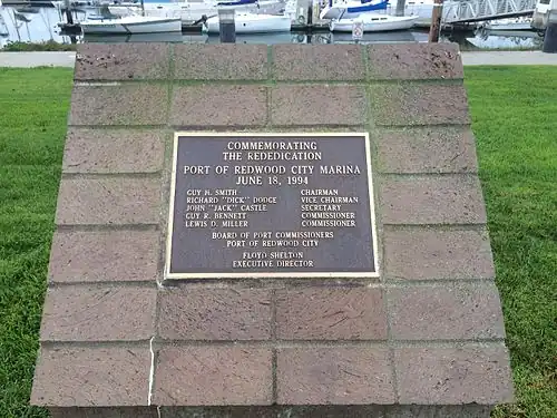 Plaque commemorating rededication