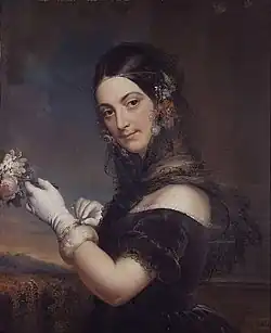 The Opera Vocalist Elena Viganò, 1841