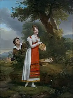Portrait of Mme Granier in the role of Colinette by Adèle Romany