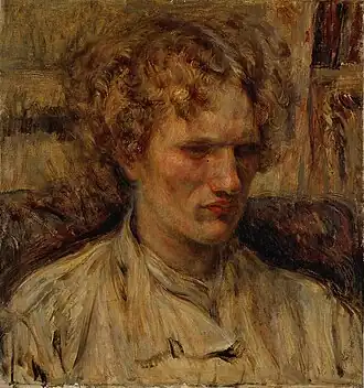 Portrait of Vasili Eroshenko, 1920