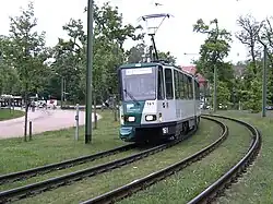 A "Tatra KT4" at Schragen