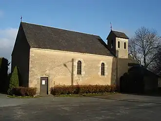 The church in Pouligny-Saint-Martin