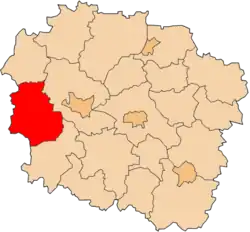 Location within the voivodeship