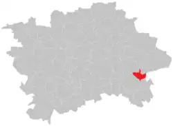 Location of Hájek in Prague