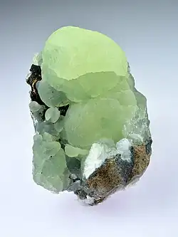 Image 24Prehnite, by Iifar (from Wikipedia:Featured pictures/Sciences/Geology)