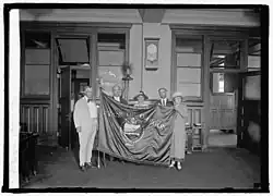Presentation of the state flag, 1925