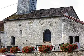The church in Prez-sur-Marne