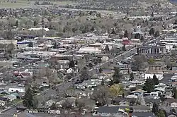 Downtown Prineville from Ochoco State Scenic Viewpoint