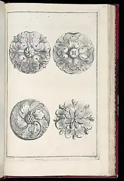 Rosettes, 17th or 18th centuries, print, Cooper Hewitt, Smithsonian Design Museum