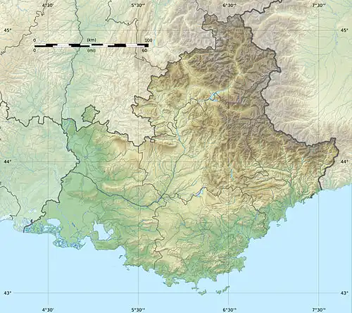 LFMI is located in Provence-Alpes-Côte d'Azur