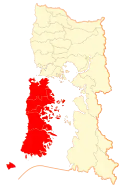 Location in the Los Lagos Region