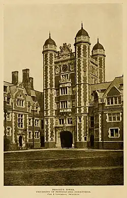Provost's Tower (1911), Quadrangle Dormitories, University of Pennsylvania.