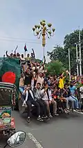 Public celebration in Rajshahi City