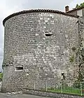 Northeast tower, a vestige of the fortified castle.