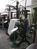 Drawing-in frame (at Queen Street Mill, Burnley)