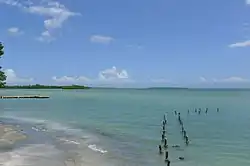 Beach in Río Jueyes in Salinas