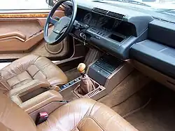 The interior of the Baccara was only available in Ambre or Cendre