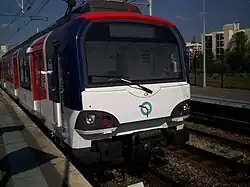 Front design for trains that were refurbished in the late-2000s