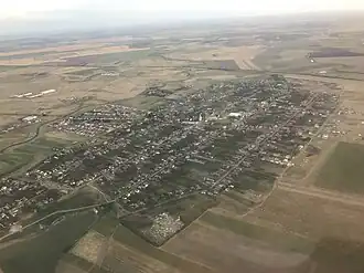 Aerial view of Sânandrei