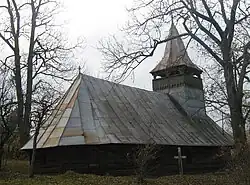 Wooden church in Poienița Tomii